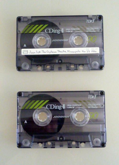 2 TDK CDing-II Chrome High Position cassettebandjes C90 min., Cd's en Dvd's, Cassettebandjes, Gebruikt, Origineel, Overige genres
