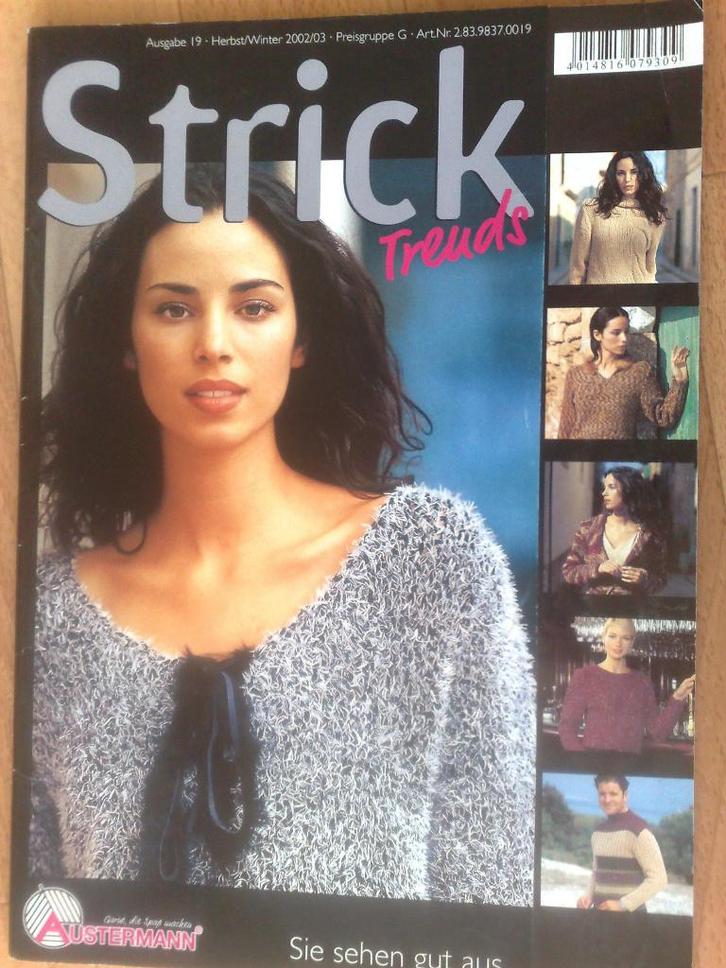 Strick trends nr 19 herfst/winter 2002 / 2003, Hobby en Vrije tijd, Breien en Haken, Zo goed als nieuw, Breien of Haken, Patroon of Boek