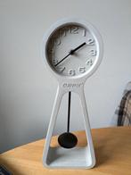 Klok Zuiver Pendulum Clock Time Concrete, Ophalen of Verzenden, Zo goed als nieuw, Analoog, Staande klok