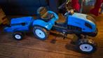 Blauwe Traktor met Aanhanger voor Peuters, Ophalen, Gebruikt, Overige merken, Met kar of aanhanger