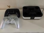 Ps5 controller chrome en midnight black + docking station, Ophalen, Zo goed als nieuw