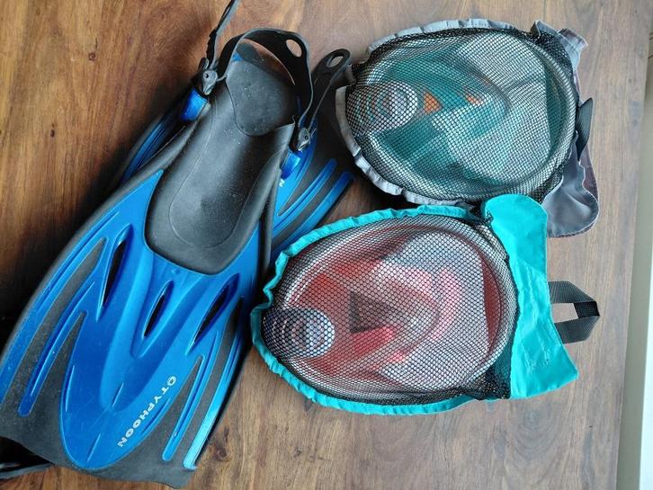 Snorkelspullen: snorkelmaster easybreath, zwemvliezen, Watersport en Boten, Snorkelen, Gebruikt, Snorkel, Ophalen of Verzenden