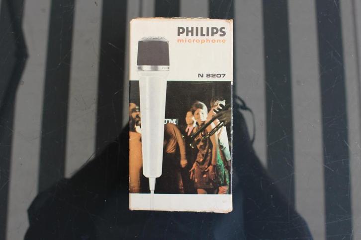 Philips microfoon N 8207, Muziek en Instrumenten, Microfoons, Gebruikt, Overige typen, Ophalen