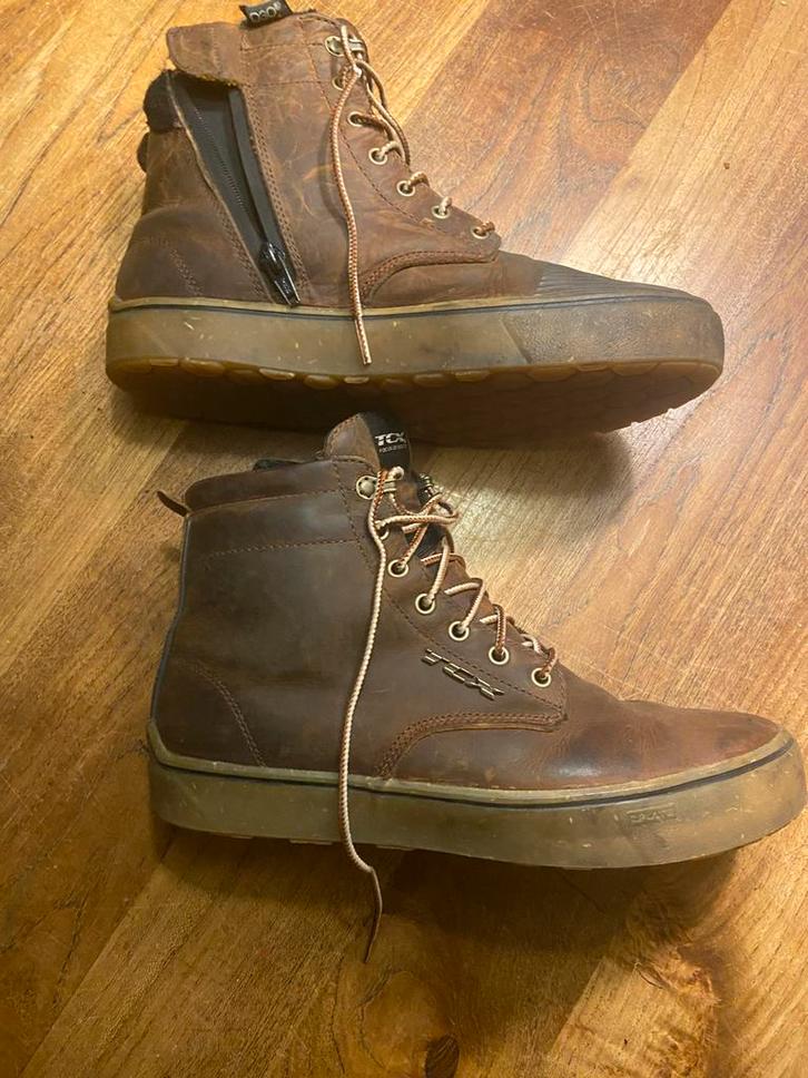 Schoenen leer TCX halfhoog mt 44, Motoren, Kleding | Motorkleding, Laarzen, Heren, Tweedehands, Ophalen of Verzenden