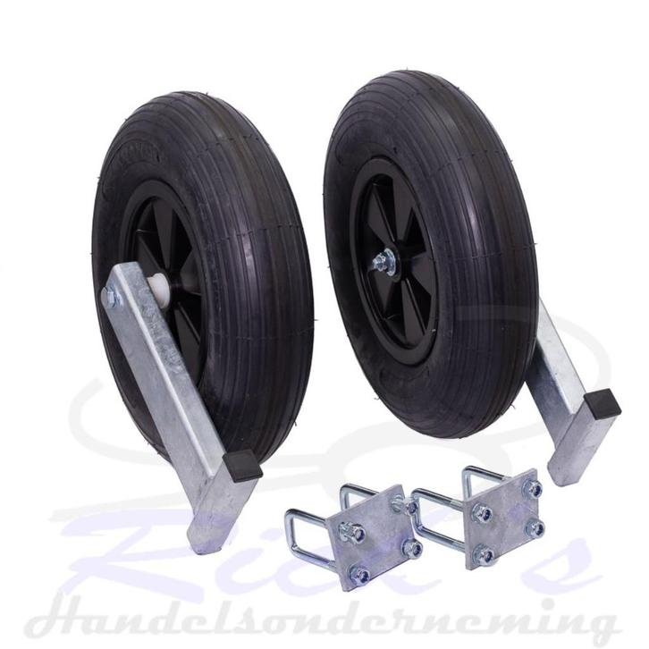 Centreerset / boeggeleider luchtband 400/480-8 – zwarte velg, Watersport en Boten, Accessoires en Onderhoud, Nieuw, Ophalen of Verzenden