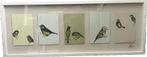 Ikea vintage 1999 Olunda schilderij vogels verdiepte lijst, Huis en Inrichting, Woonaccessoires | Schilderijen, Tekeningen en Foto's