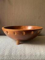 Baribo Craft Canada mid century schaal hout, Gebruikt, Schaal, Rond, Ophalen of Verzenden