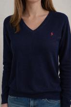 Ralph Lauren trui V-hals navy blue maat L, Blauw, Maat 42/44 (L), Ophalen of Verzenden, Zo goed als nieuw