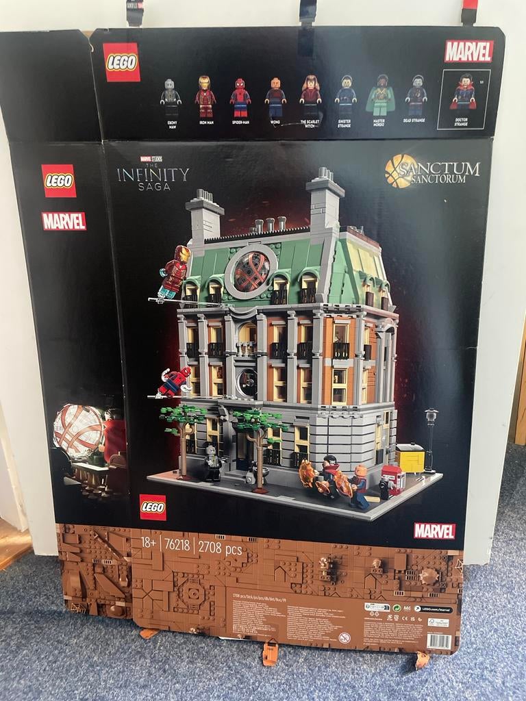 Lego 76218 Sanctum Sactorum met doos en boekjes, Ophalen, Zo goed als nieuw, Complete set, Lego