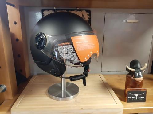 pro-tect urban helm mat zwart S brommer scooter helm nieuw !, Motoren, Kleding | Motorhelmen, Dames, Heren, Kinderen, Jethelm