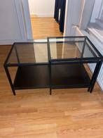 Glazen IKEA Salontafel, Gebruikt, Vierkant, Glas, Minder dan 50 cm