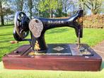 Singer handnaaimachine met deksel, Antiek en Kunst, Antiek | Naaimachines, Ophalen