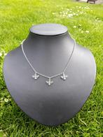 Zilverkleurige ketting met bijtjes, Overige materialen, Verstelbaar, Nieuw, Ophalen of Verzenden