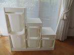 IKEA Trofast Kast Wit  6 Opbergbakken Wit Groot Klein Trapka, Ophalen, Kast, Zo goed als nieuw, 75 tot 100 cm