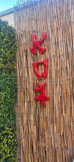 Mooie 'koi' letters om op te hangen. 20x15 P.L., Ophalen of Verzenden, Nieuw, Beton, Overige typen