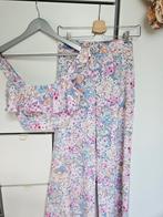 Loavies set broek top crop zomer roze bloemen, Ophalen of Verzenden, Roze, Maat 36 (S), Loavies