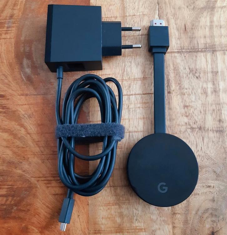 Google Chromecast Ultra 4K met Netwerkadapter, Audio, Tv en Foto, Mediaspelers, Zo goed als nieuw, HDMI, Ophalen of Verzenden