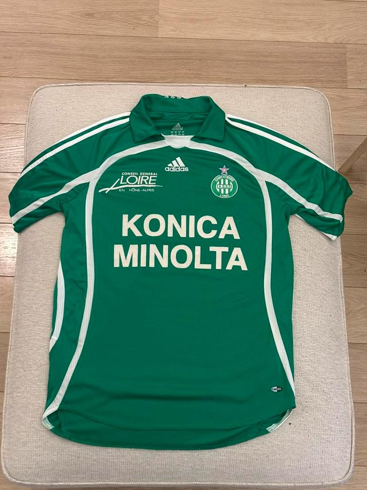 Voetbalshirt tenue kit AS Saint-Étienne home 2006/2007 M, Sport en Fitness, Voetbal, Zo goed als nieuw, Shirt, Maat M, Ophalen of Verzenden