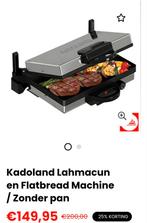 Kadoland pizzapan Flatbread Machine - Nieuwstaat, Ophalen of Verzenden, Nieuw, 4 t/m 7 personen