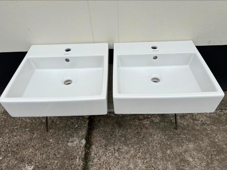 2 x Duravit Vero Air Meubelwastafel 50x47cm wit, Doe-het-zelf en Verbouw, Sanitair, Nieuw, Toilet, Ophalen of Verzenden