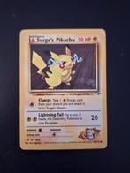 Lt. Surge's Pikachu - Gym Heroes #81, Hobby en Vrije tijd, Verzamelkaartspellen | Pokémon, Ophalen of Verzenden