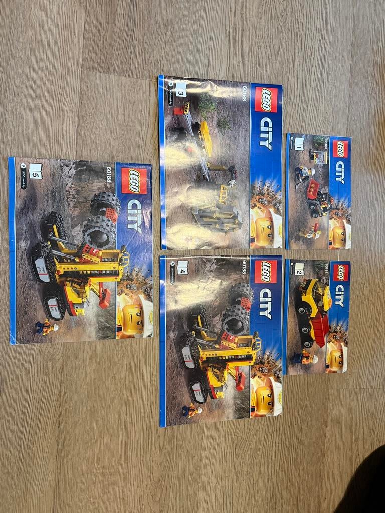Lego city 60188 mijnbouw, Ophalen of Verzenden, Zo goed als nieuw