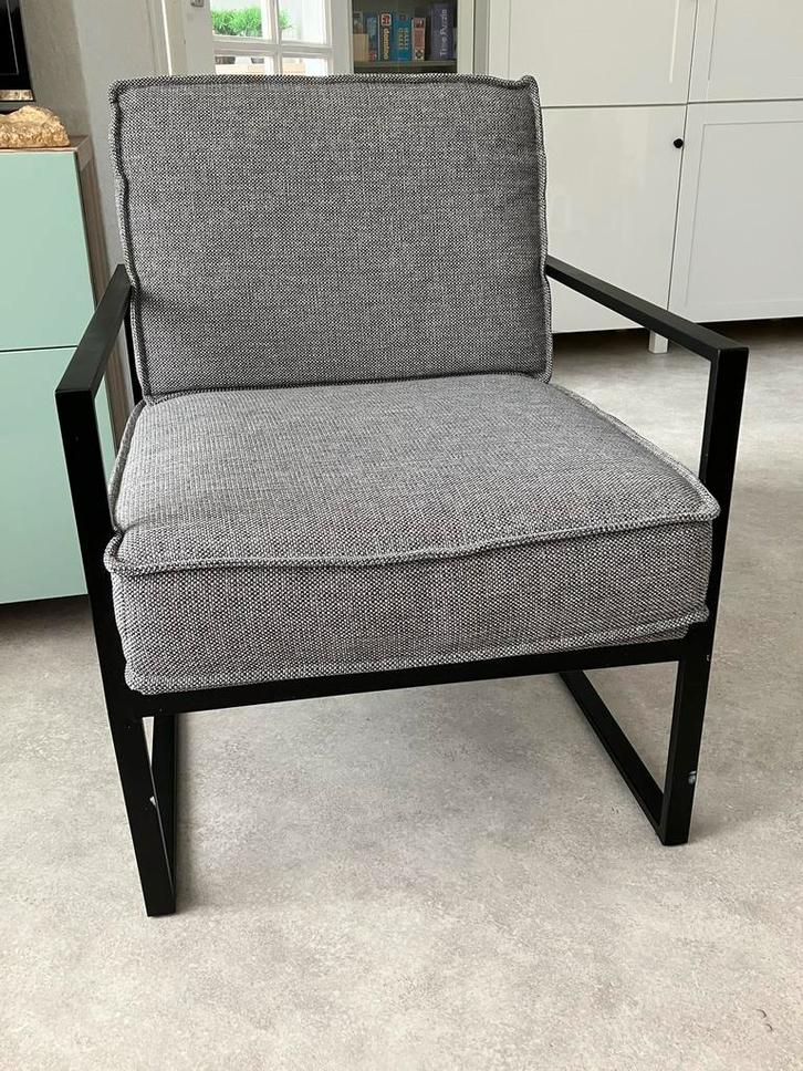 Fauteuil te koop., Huis en Inrichting, Stoelen, Zo goed als nieuw, Eén, Metaal, Ophalen