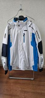 Mooie ICEPEAK blauw/wit/zwarte warme wintersportjas, maat 56, Ophalen, Gebruikt, Kleding, Overige merken