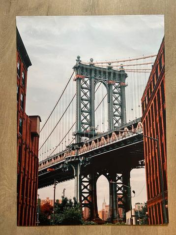 Fotoafdruk Manhattan Bridge – 70 x 50,5 cm beschikbaar voor biedingen