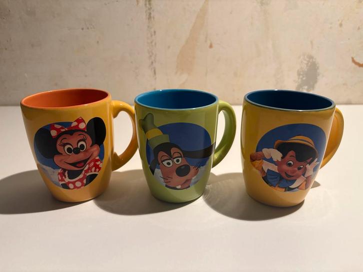 Disneyland Mokken - Minnie Mouse, Goofy & Pinokkio - Esso, Verzamelen, Disney, Nieuw, Servies, Ophalen of Verzenden