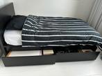 Ikea bed malm met 2 lades, nieuwstaat, Overige materialen, 90 cm, Modern, Eenpersoons