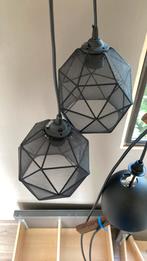 2x leuke zwarte hanglampen, Ophalen, Zo goed als nieuw, Minder dan 50 cm