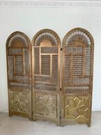 Decoratief houten kamerscherm – 180x204 cm, Ophalen of Verzenden, Zo goed als nieuw