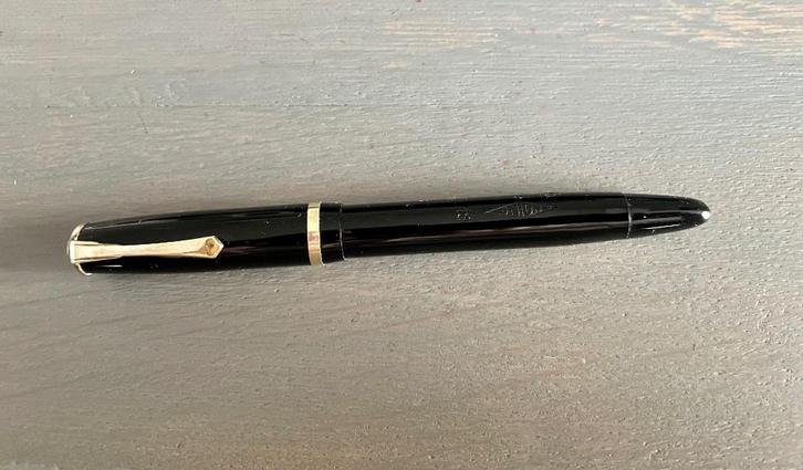 vintage VULPEN UNION 18 - 14 Krt goud - WD014, Verzamelen, Pennenverzamelingen, Gebruikt, Vulpen, Overige merken, Ophalen of Verzenden