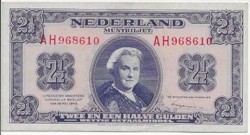2,5 gulden 1945 'Wilhelmina' Extremely fine / Prachtig beschikbaar voor biedingen