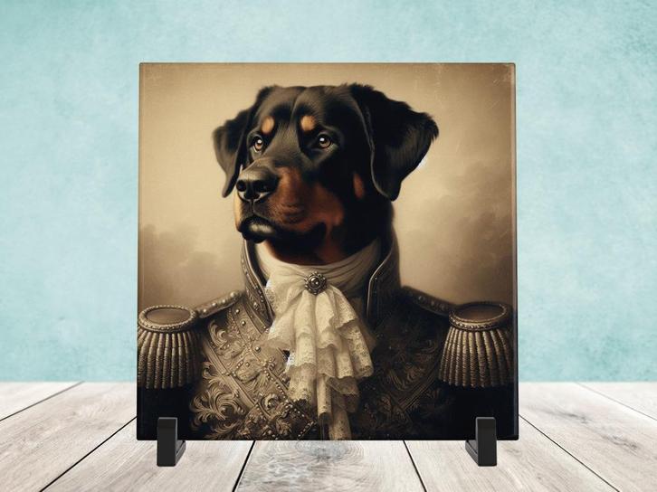 Barok stijl - Beauceron tegel, Huis en Inrichting, Woonaccessoires | Overige, Nieuw, Verzenden