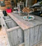 ** STEIGERHOUTEN SET **, Ophalen, Gebruikt, Steigerhout