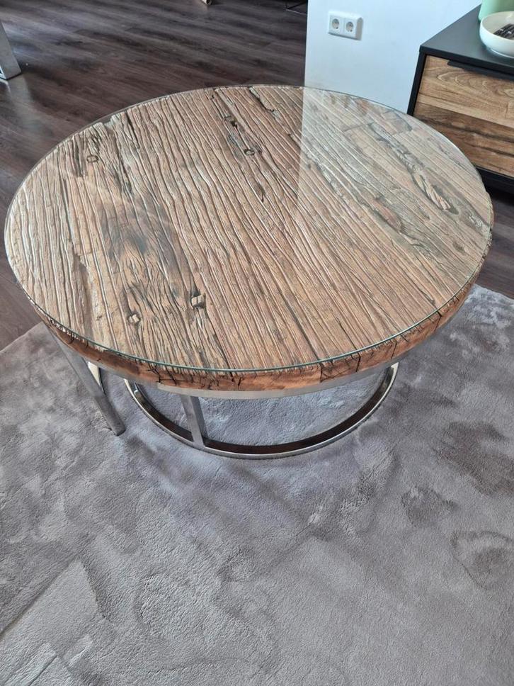 Richmond style, Huis en Inrichting, Tafels | Salontafels, Zo goed als nieuw, 50 tot 75 cm, 50 tot 100 cm, 50 tot 100 cm, Rond
