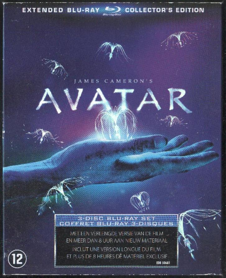 VERKOCHT Avatar Extended Blu-ray Collector's Edition 3discBR, Cd's en Dvd's, Blu-ray, Gebruikt, Science Fiction en Fantasy, Boxset