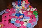 duplo veel roze stenen met trein, Kinderen en Baby's, Speelgoed | Duplo en Lego, Duplo, Gebruikt, Ophalen of Verzenden, Losse stenen