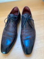 Magnanni donkerbruine schoenen opanca zool 43,5, Bruin, Verzenden, Zo goed als nieuw, Magnanni