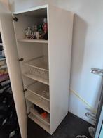 Witte kast, Ophalen, Overige materialen, Gebruikt, 50 tot 100 cm