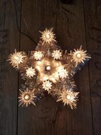 Vintage kerstster met verlichting 20 cm, Diversen, Kerst, Ophalen of Verzenden, Zo goed als nieuw