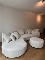 Splinternieuwe Goossens hoekbank Fay bouclé crème, Huis en Inrichting, Banken | Sofa's en Chaises Longues, Ophalen, 75 tot 100 cm