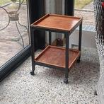 Vintage serveertafel, Ophalen, Gebruikt, 25 tot 50 cm, Rechthoekig