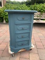 Ladekastje in deens blauw, Ophalen