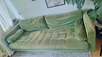 Groene fluwele/ velvet scott bank van Made beschikbaar voor biedingen
