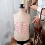 Antieke tafel buste paspopje, Ophalen of Verzenden