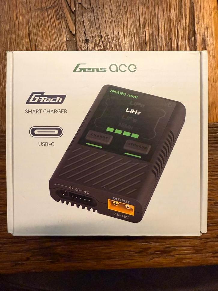 Gens Ace Imars Mini Lipo Lader met voeding, Hobby en Vrije tijd, Modelbouw | Radiografisch | Overige, Zo goed als nieuw, Ophalen of Verzenden