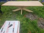 Eiken Eettafel Rechthoek met Spinpoot 270 cm NIEUW 8 tot 10, Huis en Inrichting, Tafels | Eettafels, Ophalen, Landelijk - stijlvol - robuuste en luxe
